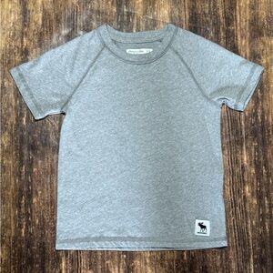 Abercrombie Kids Grey Short Sleeve Solid Shirt